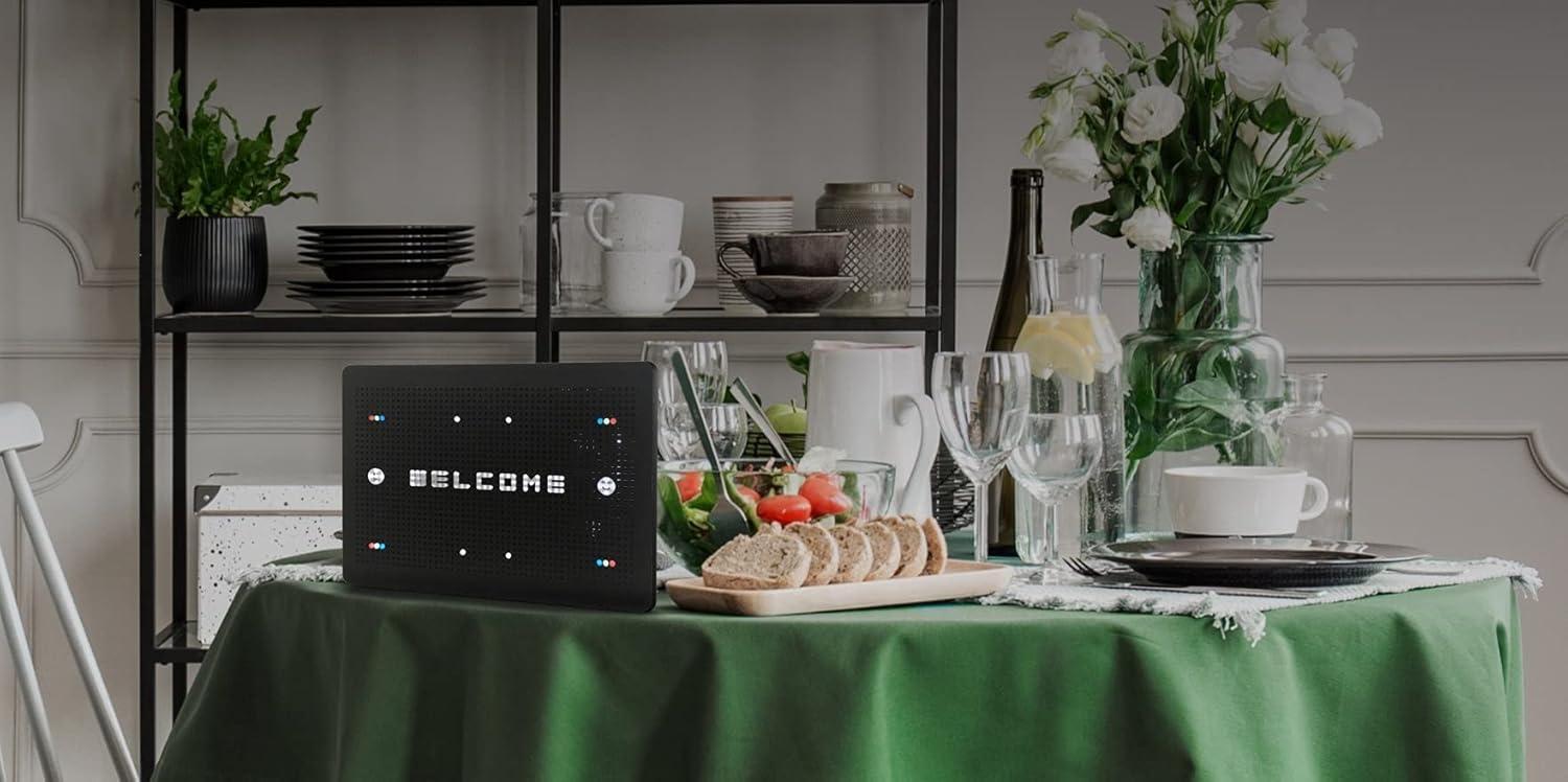 imageUrban Lifestyle DIY Peg Board Letter Message Box 118quot x 13quot x 82quot Black