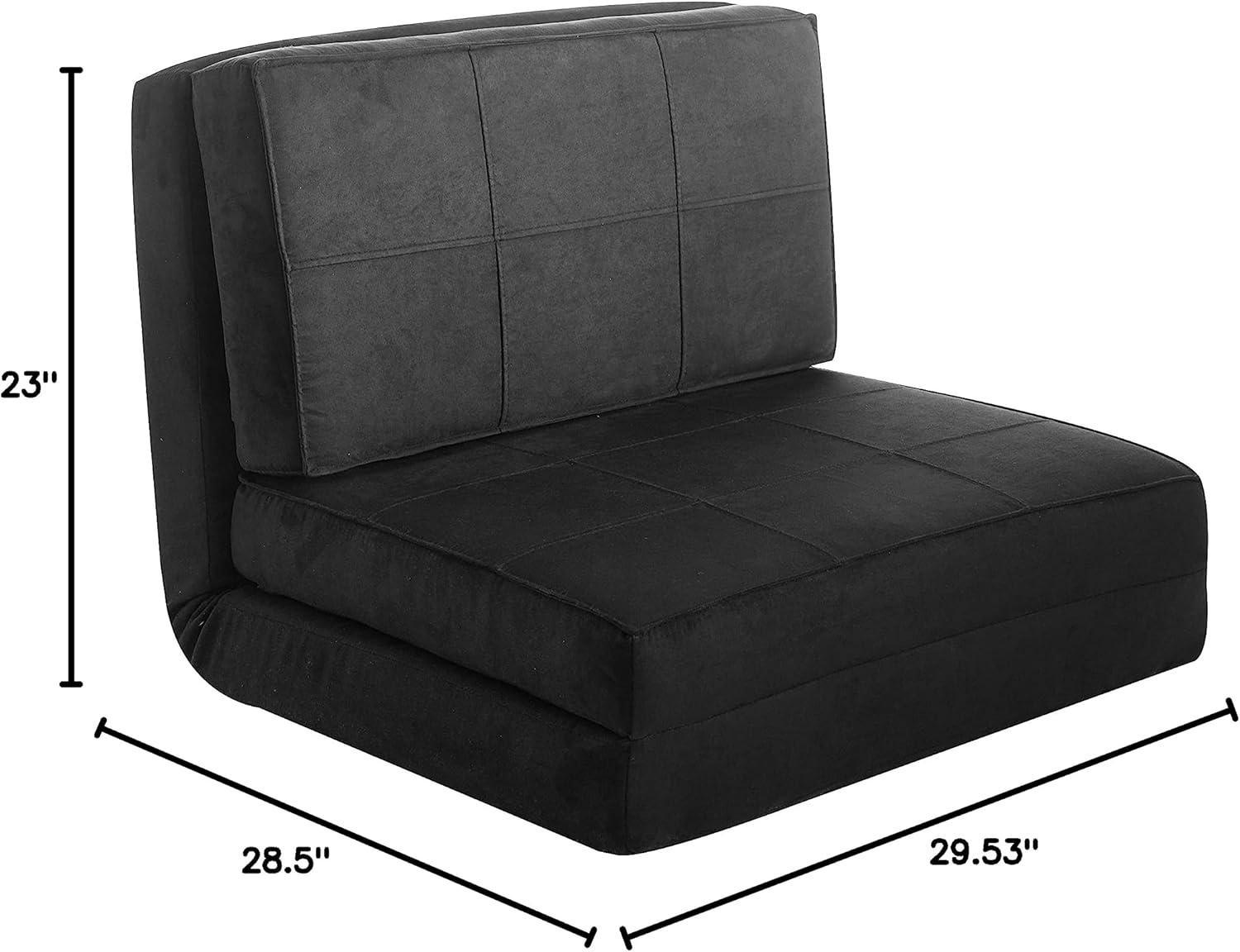 imageUrban Lifestyle Ultra Suede Convertible Flip Chair L285 x W2953 x H230 RainbowBlack