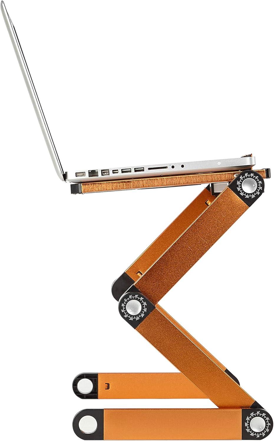 imageUrban Shop Gold Sit Laptop Desk StandGold