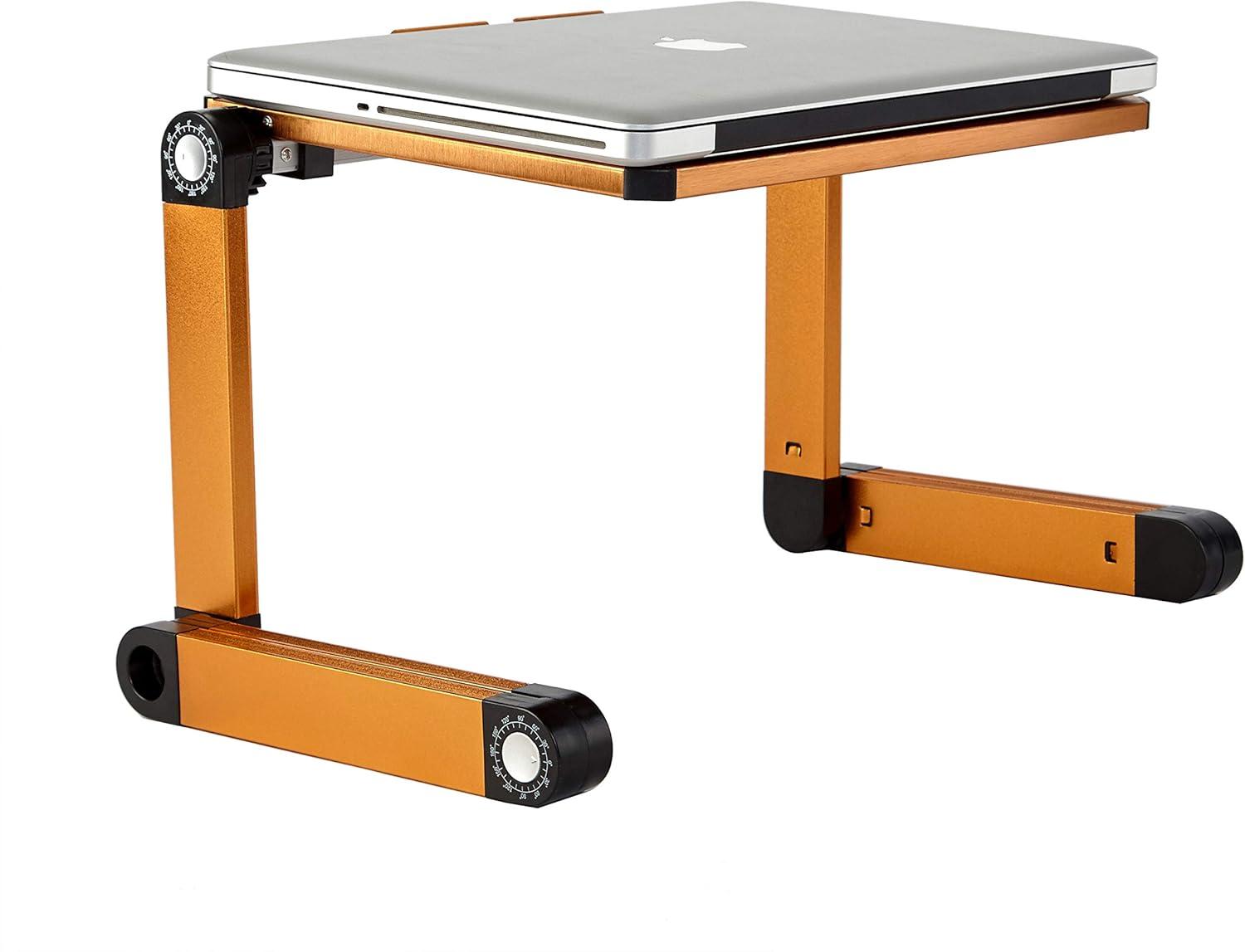 imageUrban Shop Gold Sit Laptop Desk StandGold