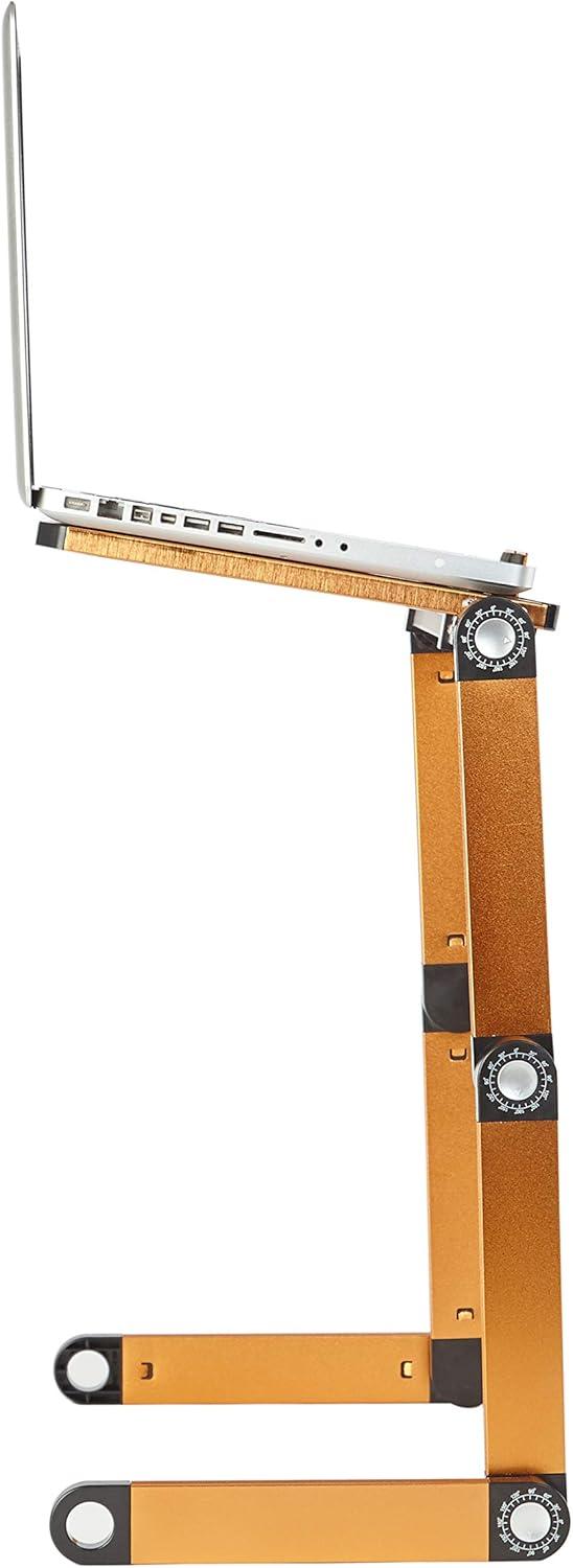 imageUrban Shop Gold Sit Laptop Desk StandGold