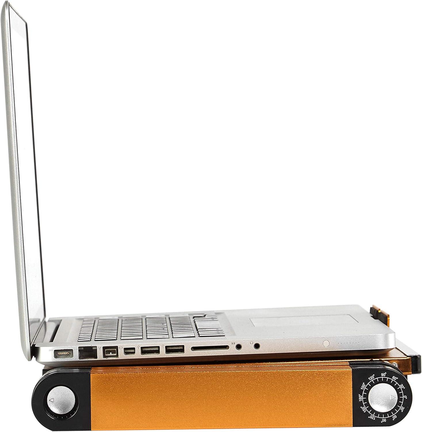 imageUrban Shop Gold Sit Laptop Desk StandGold