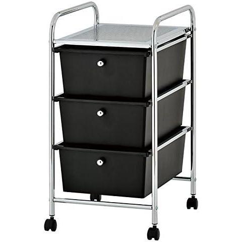 imageUrban Lifestyle 3 Tier Storage Cart BlackBlack