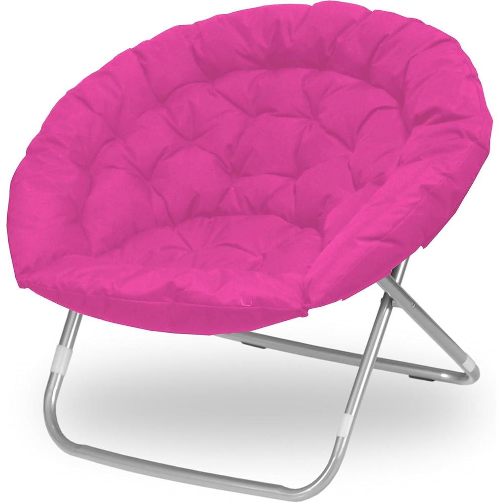imageUrban Lifestyle Canvas Oversized Polycanvas Saucer Chair GreyPink