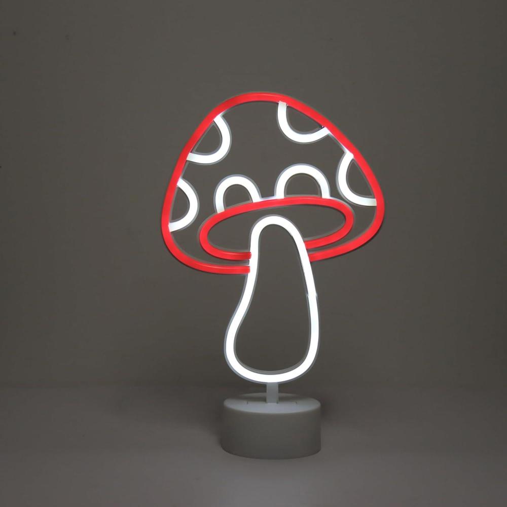 imageUrban Lifestyle Figural Mushroom LED Neon Table Lamp 1225quot H