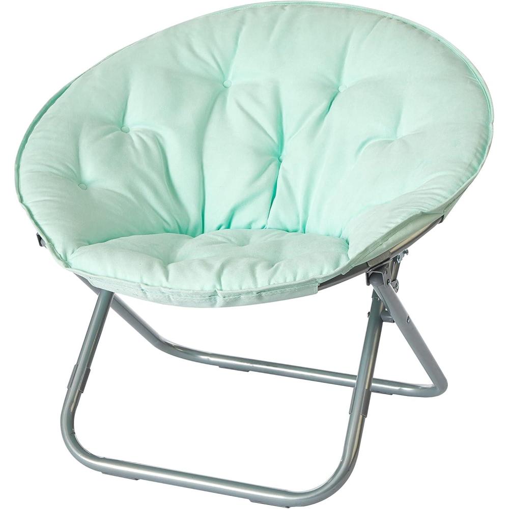 imageUrban Lifestyle Micromink Saucer Chair PeachAqua