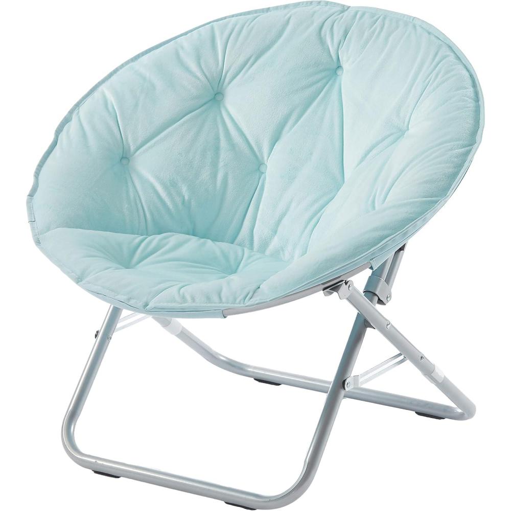 imageUrban Lifestyle Micromink Saucer Chair PeachBlue