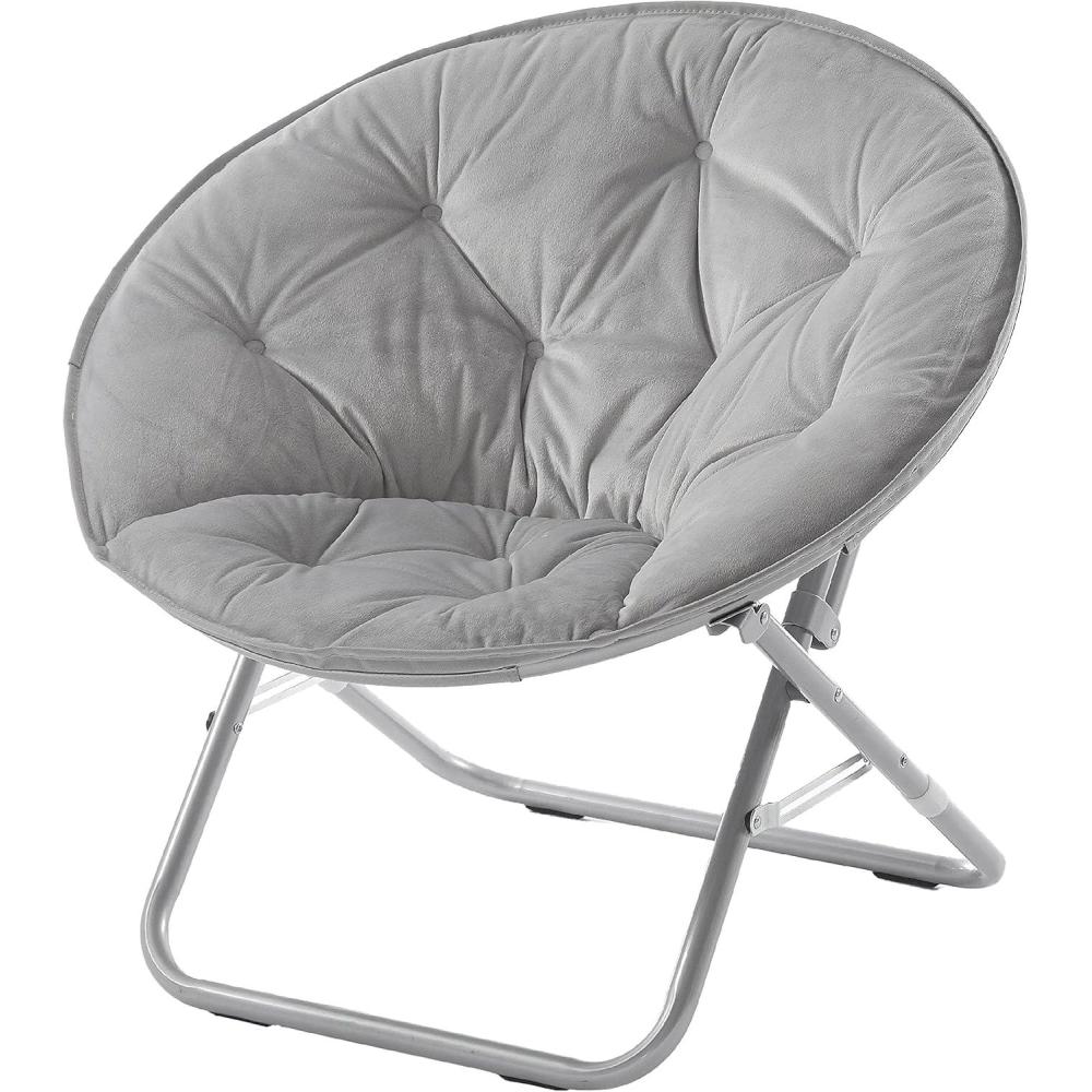 imageUrban Lifestyle Micromink Saucer Chair PeachGrey