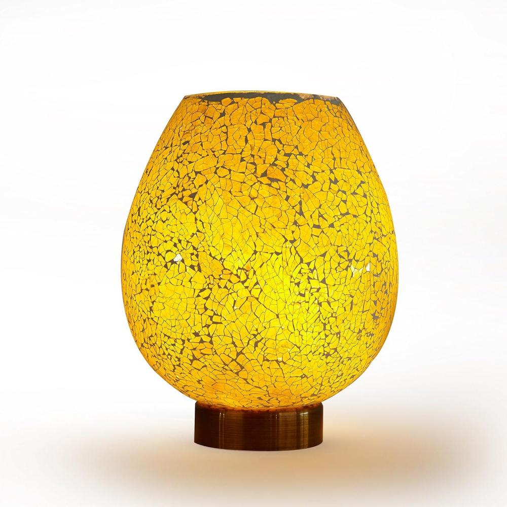 imageUrban Lifestyle Mosaic Salt Lamp Gold
