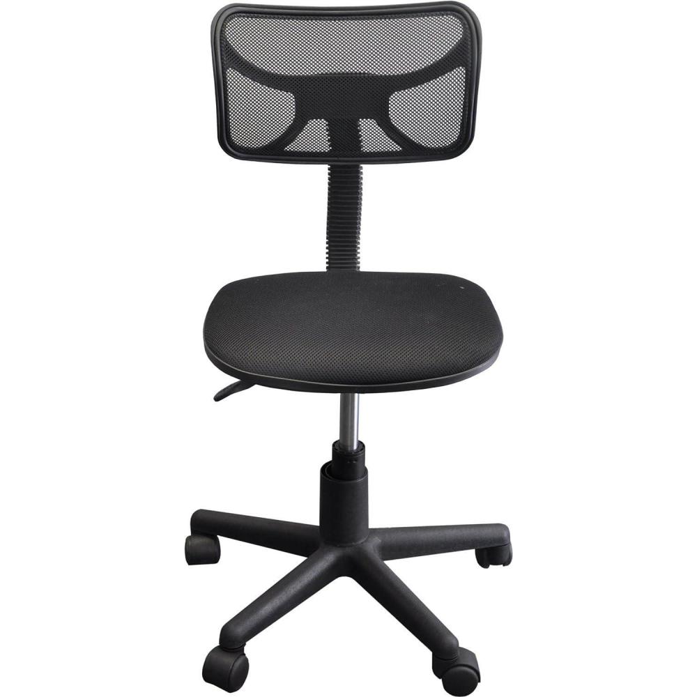 imageUrban Lifestyle Swivel Desk Chair Stylish and Compact Office Chair with Mesh Back Swivel Function Adjustable Height and Cushioned Seat Cyan BlueBlack