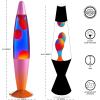 Urban Lifestyle 16″ Pink Orange Ombre Wax Motion Volcano Lamp, Retro Mood Light for Bedroom, Living Room, or Party Décor(Pink/Orange)