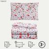 Urban Lifestyle 4 Piece Sheet Set, Including Top Sheet, Fitted Sheet and 2 Pillow Cases, Western Cowboy Boot, Full(Cherry)