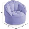 Urban Lifestyle Canvas Bean Bag Chair, Purple, Large