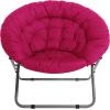 Urban Lifestyle Canvas Oversized Polycanvas Saucer Chair, Grey(Pink)