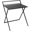 Urban Lifestyle Compact Folding Desk, White Marble(Black)