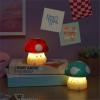 Urban Lifestyle Figural Squish LED Mood Lamp, 2 Pack with Red and Blue Mushroom, 4.5 inches Tall(Red and Blue Mushroom)