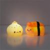 Urban Lifestyle Figural Squish LED Mood Lamp, 2 Pack with Red and Blue Mushroom, 4.5 inches Tall(Sushi and Dumpling)