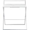 Urban Lifestyle Foldable 2 Tier Compact Computer Desk, Marble/Silver(Marble/Silver)