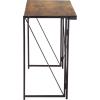 Urban Lifestyle Foldable Computer Desk, Wood/Black(Wood/Black)