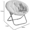 Urban Lifestyle Jersey Saucer Chair, Grey(Grey)