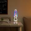 Urban Lifestyle LED Figural Lava Lamp Accent Table Lamp, 12.25″ H