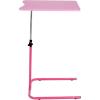 Urban Lifestyle Metal Adjustable Side Table, Pink