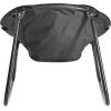 Urban Lifestyle Micromink Rocking Saucer Chair, Black
