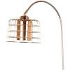 Urban Lifestyle Rose Gold Overheard Floor Metallic Lamp