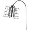 Urban Lifestyle Silver Overhead Floor Metallic Lamp
