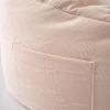 Urban Lifestyle Soft Plush Corduroy Bean Bag Chair with Pocket and Carry Handle,Pink(Pink)