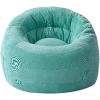 Urban Lifestyle Soft Plush Corduroy Bean Bag Chair with Pocket and Carry Handle,Pink(Turquoise)