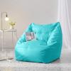 Urban Lifestyle Structured Canvas Bean Bag Chair, Grey(Aqua)