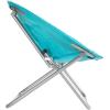 Urban Lifestyle Super Soft Faux Fur Saucer Chair with Folding Metal Frame, Aqua(Aqua)