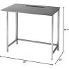 Urban Lifestyle Tools Assembly Folding Desk with Tablet Slot, Grey