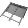 Urban Lifestyle Tools Assembly Folding Desk with Tablet Slot, Grey