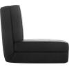 Urban Lifestyle Ultra Suede Convertible Flip Chair, L28.5 x W29.53 x H23.0, Rainbow(Black)