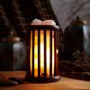 Urban Lifestyle Wood Cage Salt Lamp, Espresso