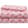 Urban Lifestyle 4 Piece Sheet Set, Including Top Sheet, Fitted Sheet and 2 Pillow Cases, Western Cowboy Boot, Full(Strawberry)
