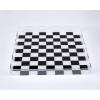 Urban Lifestyle Black & White Checkered Acrylic Tray,Decorative Tray with Cut Out Handles, 15″x12″