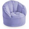 Urban Lifestyle Canvas Bean Bag Chair, Purple, Large