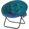 Urban Lifestyle Colorblock Micromink Saucer™ Chair with White Legs, Purple/Pink(Teal/Blue)