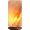 Urban Lifestyle Cylinder Himalayan Carved Shape Salt Lamp, Pink