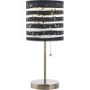 Urban Lifestyle Dots Stick Table Lamp, Black and Gold