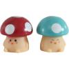 Urban Lifestyle Figural Squish LED Mood Lamp, 2 Pack with Red and Blue Mushroom, 4.5 inches Tall(Red and Blue Mushroom)