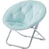 Urban Lifestyle Micromink Saucer Chair, Peach(Blue)