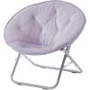 Urban Lifestyle Micromink Saucer Chair, Peach(Lavender)