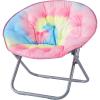 Urban Lifestyle Micromink Saucer Chair, Peach(Rainbow)