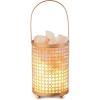 Urban Lifestyle Perforated Metal Salt Lamp, Rose Gold(Rose Gold)