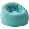 Urban Lifestyle Soft Plush Corduroy Bean Bag Chair with Pocket and Carry Handle,Pink(Turquoise)