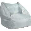 Urban Lifestyle Structured Canvas Bean Bag Chair, Grey(Grey)
